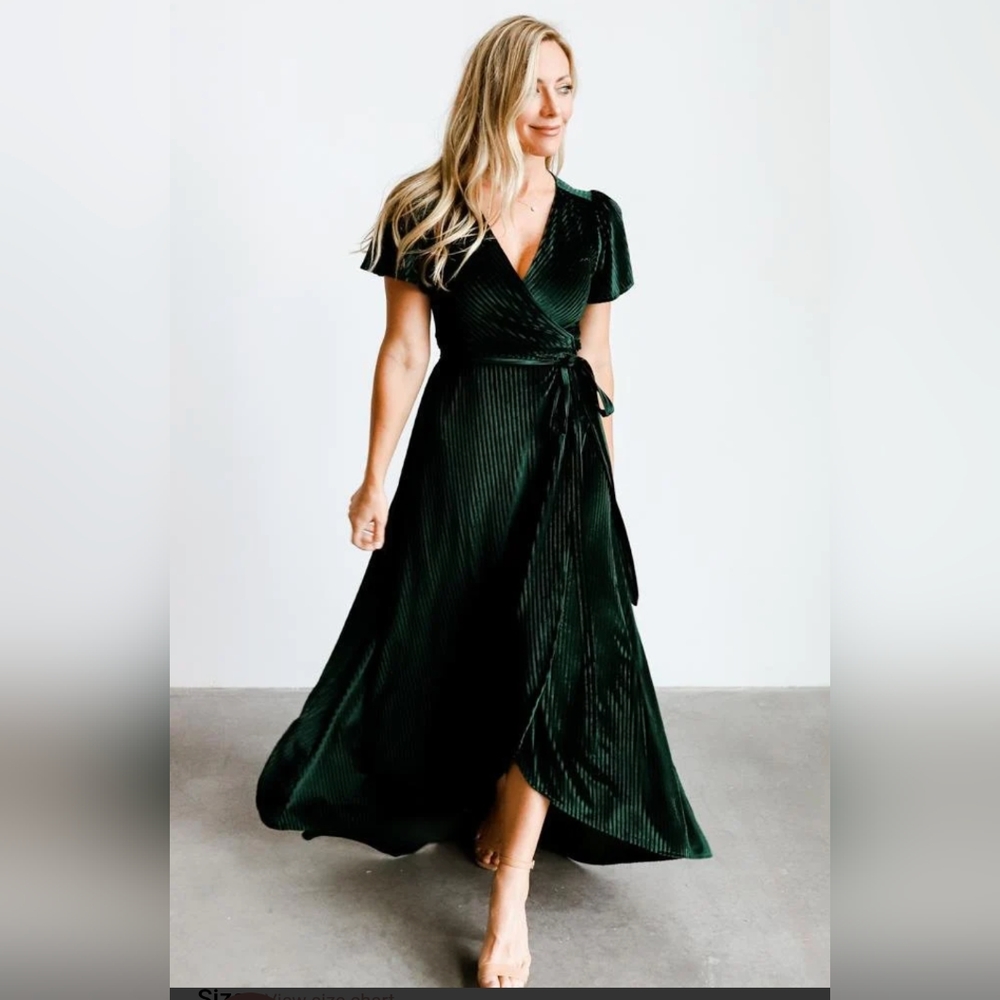 Baltic Born Velvet Wrap Dress